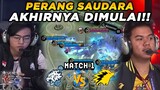 AKHIRNYA PARTAI PERANG SAUDARA DIMULAI!! INI DIA YANG KITA TUNGGU2!! - EVOS vs ONIC Match 1