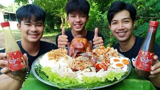 ตำถาดกุ้งสด!! นํ้าปลาร้าพิมรี่พาย เด็ดนัวอร่อยสุดๆ.