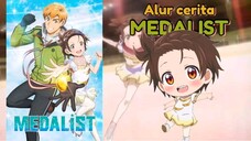 A little girl who is determined to become a figure skating dancer. "The storyline of the Medalist".