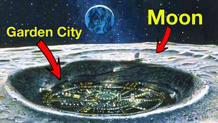 100 Years In the Future, Humans Live At a Garden City On The Moon