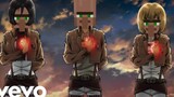 Đại chiến Titan op tặng trái tim "Phiên bản Minecraft"