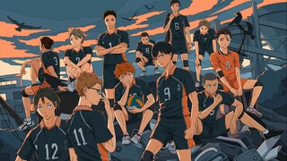 [Volleyball Boys / Karasuno High School] Saya masih bisa mendengarkan lagu "FLY HIGH!!" ini sebanyak
