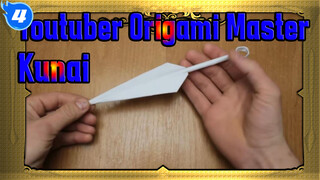 Ninja all Rely on It? Youtuber Origami Master’s Kunai-making Tutorial_4