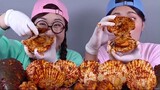 Luộc hải sản cay lớn Mukbang Bạch tuột siêu to #amthuchay