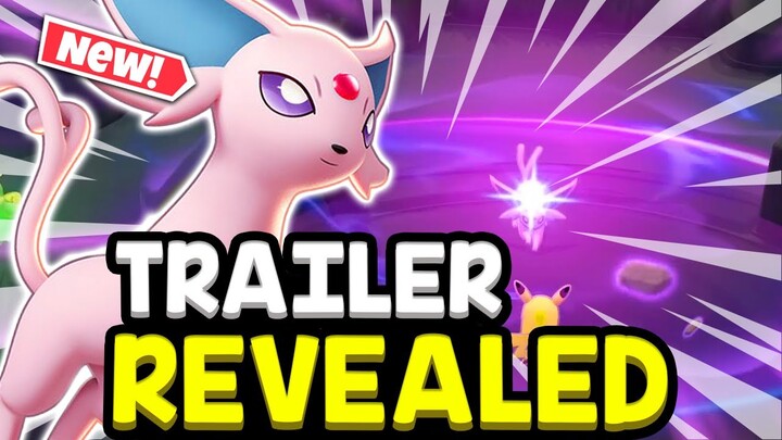 ESPEON TRAILER REVEALED! *Krashy Reacts!* - Pokemon Unite New Attacker!