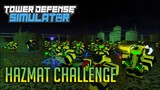 Hazmat Skin Challenge | Tower Defense Simulator | ROBLOX