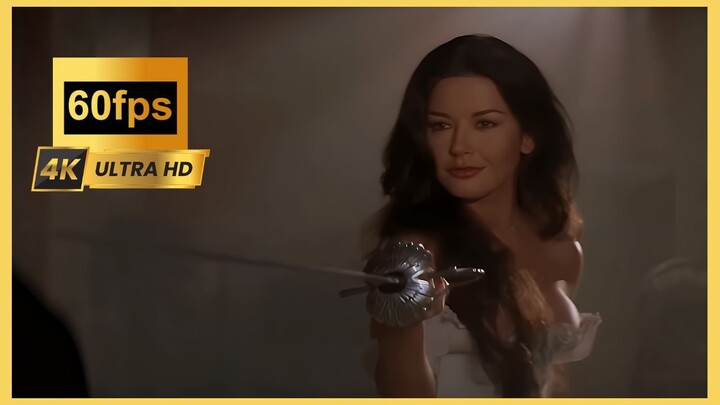 The Mask of Zorro 4K 60fps UHD Remaster Zorro vs Elena Scene (ita)