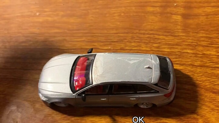 How to remove rashes on small-scale car models? A video will teach you