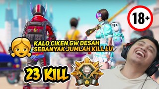 Ditantang Cewe, Kalo Ciken Bakal Desah Sebanyak Jumlah Kill Kapten. Kasih Paham