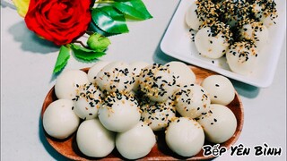 BÁNH NẾP MÈ VIÊN - CÁCH LÀM BÁNH NẾP MÈ VIÊN NGON XUẤT SẮC RẤT DỄ - BẾP YÊN BÌNH.