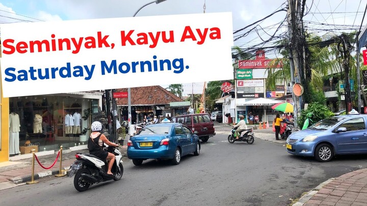 Walking in Bali I Seminyak Kayu Aya, Saturday Morning in the Rain I 2nd July 2022 I 29° C