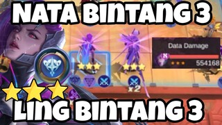 LING BINTANG 3 FEAT NATALIA BINTANG 3 500K DAMAGE ! MAGIC CHESS