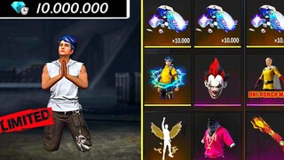 ฟรี 10000000💎 เพชรจำนวนจำกัด 😱 WOLFRAHH ได้ไอเทม 🔥 FREE FIRE