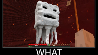 Minecraft รออะไร meme part 94 minecraft สมจริง Ghast