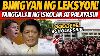 KAKAPASOK LANG UP DlLlMAN SCHOLARSHIP TANGGALAN NA AGAD BIGLAANG UTOS PBBM VPSARA DILAWAN IYAK