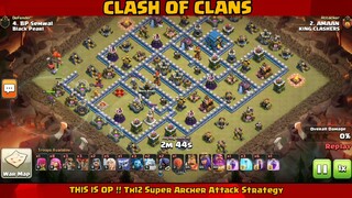 THIS IS OP !! Th12 Super Archer Attack Strategy #2