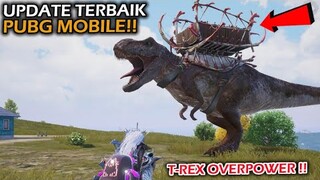 UPDATE TERBAIK !! NAIK T-REX INJAK MUSUH LANGSUNG PADA LOBBY SEMUA TERLALU OVERPOWER - PUBG MOBILE