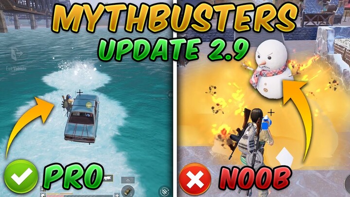 Top 10 MythBusters | PUBG Mobile & BGMI "Frozen Kingdom" Update 2.9 | Tips & Tricks Myths #27