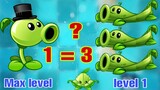 1 Peashooter max level bằng bao nhiêu Pea Vine level 1? | Plants vs. Zombies 2 - PVZ2 MK