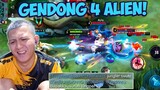 SOLO RANK MYTHIC GENDONG 4 ALIEN !!