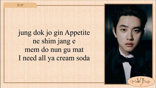 EXO 엑소 'Cream Soda' Easy Lyrics