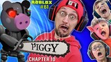 ROBLOX PIGGY @ the MALL!  Chapter 10 FGTeeV Multiplayer Escape (The Secret is Out)