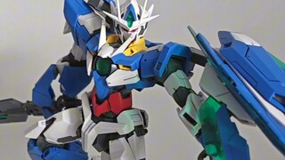 14 years ago, the accumulation of MG 00Q Gundam with GN Sword 4 modification parts review