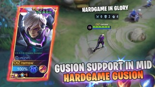 HARDGAME GUSION, KETEMU MUSUH GINI BIKIN NAIK DARAH PENGEN SURRENDER - MOBILE LEGENDS