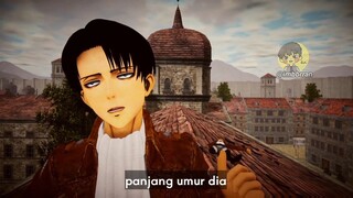 Erwin jadi Colossal!? Attack on Titan Parodi Dub Indonesia • Ending AoT