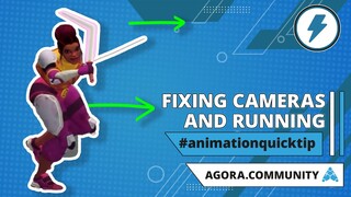 ⚡Animation Quicktip | Fixing Cameras & Running