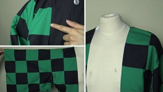 How To Make Tanjiro Kamado's Checkered Haori || Cosplay Tutorial || Kimetsu No Yaiba / Demon Slayer