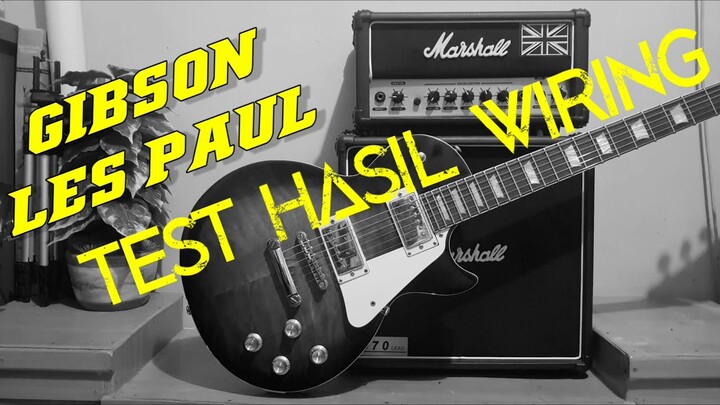 GIBSON LES PAUL | WIRING ULANG GITAR GIBSON LES PAUL YANG KEBANYAKAN NOISE