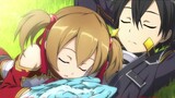 [ Sword Art Online ] Silica and Kirito take a nap together