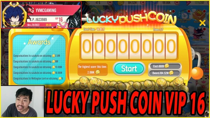 🔥🔥LUCKY PUSH COIN VIP 16!! KAYA MENDADAK DALAM BEBERAPA MENIT - MEGAMON