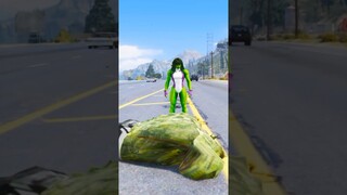SHE HULK UNCOVERED THE SECRET OF ABOMINATION!#shorts #gta5