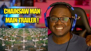 Chainsaw Man - Main Trailer Reaction !! Release Date & Characters Reveal !