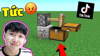 Tui Nhìn Tức Giận Vãiii 😡 VINH THỬ NGHIỆM CÁC VIDEO TIKTOK MINECRAFT TRIỆU VIEW (Phần 29)