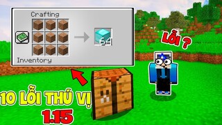 Top 10 Lỗi Thú Vị Trong Minecraft 1.15