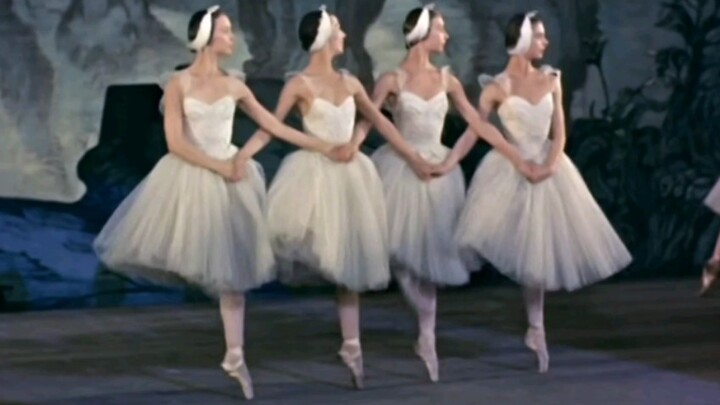 【Royal Ballet】 Hồ thiên nga Bốn thiên nga nhỏ 1960