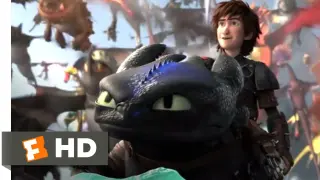 How to Train Your Dragon 2 - Toothless Fights Back Scene | Fandango Family