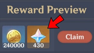 AWESOME!!! Now F2P Players Can Get A New Character With THIS Free Primogems Rewards...