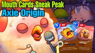 Axie Infinity Origin - Mouth Card Sneak Peak | First Look and Impression | Skill  Review (Tagalog)