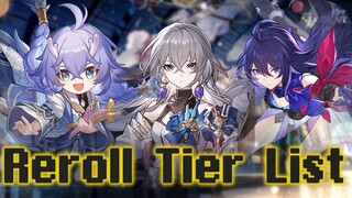 Reroll Tier List 5 Star Terbaik untuk Honkai Star Rail