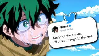 MHA Creator's Failing Health Threatens Series Ending