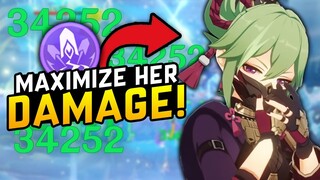 HOW TO MAKE KUKI DEAL TONS OF DAMAGE! Unlock Kuki's Hidden Potential with Hyperbloom! Genshin Impact