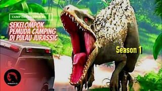 CAMPING DI PULAU JURASSIC | Alur Cerita Film Jurassic World Camp Cretaceous S1