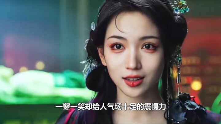 不需要烟熏妆就能演好反派，她黑化只需一个动作就够了！