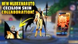 New Naruto skin!? MLBBxNARUTO??  New Cecilion skin!!