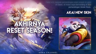 NEW SEASON! Akhirnya Reset + Lihat Skin Baru Akai #mobilelegends #mlbbcreatorcamp