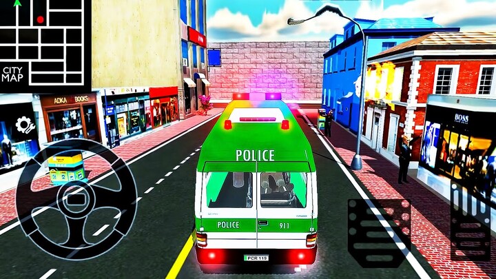 Police Ambulance Van Driving - 911 Rescue Emergency Simulator - Android GamePlay #3